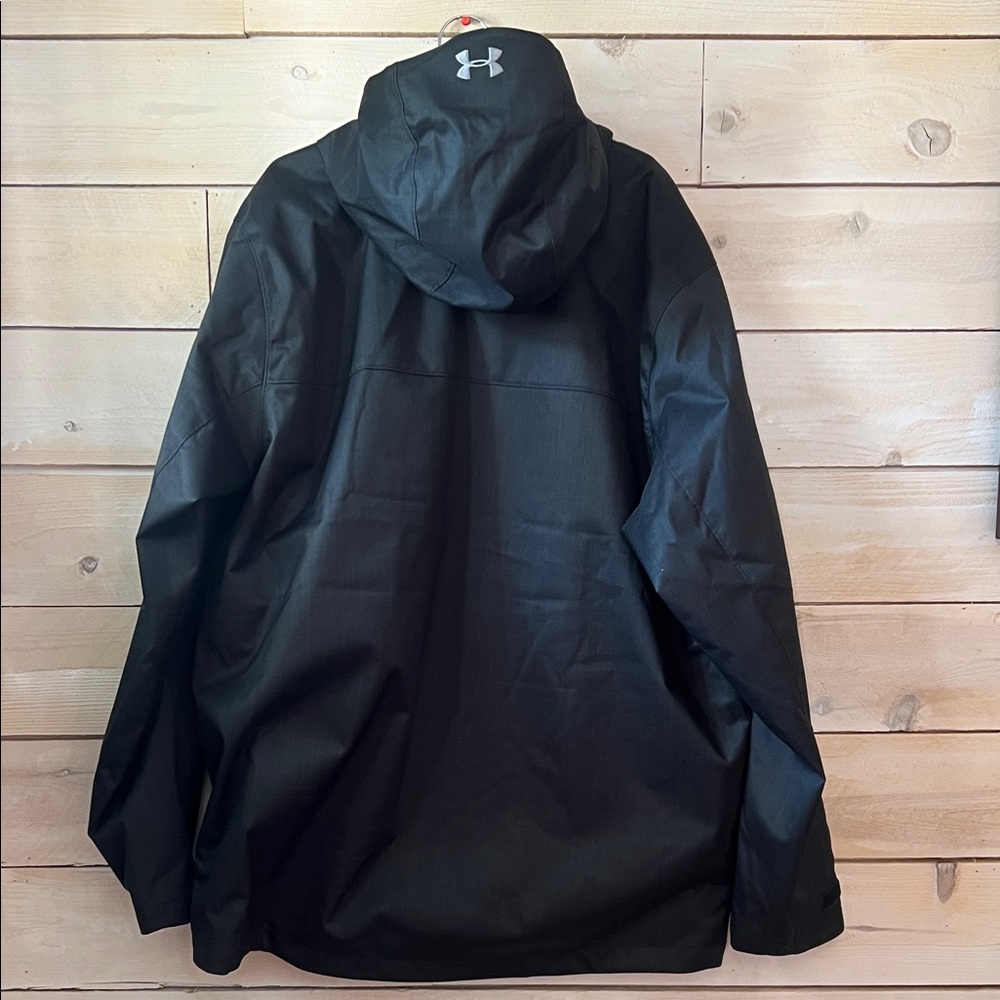 Under Armour Porter Men’s Black Jacket Water Resistant Sz XXL *Shell Only* - Picture 7 of 7